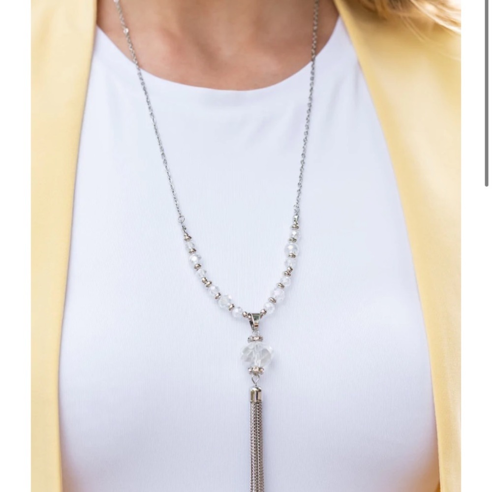 One Sway or Another White Necklace. NWT - Picture 3 of 3